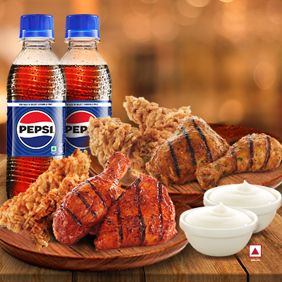 2PeriPeri Grill Chk+2Arabic Grill+2PeriPeri Stp+3Wings+2Dip+2Pepsi250