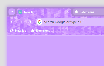 Violet Triangles chrome extension