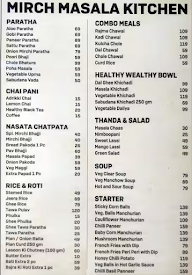 Mirch Masala Kitchen menu 2