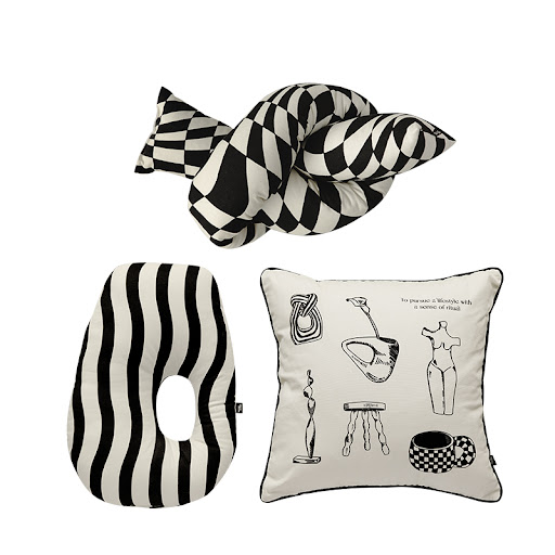 Title 2, Checkerboard Pillow for Home Living Room Sofa, ...