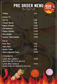 Wow Paratha menu 4