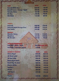 Bhagini Royal menu 4