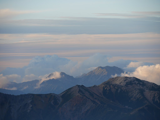 立山方面アップ