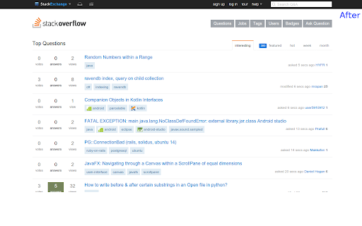 stackoverflow simplified