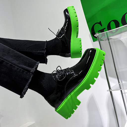 Title 3, Men and Womens Fashion Square Head Thick Botto...
