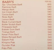 Fakhri Sweets Farsan Bakery menu 5