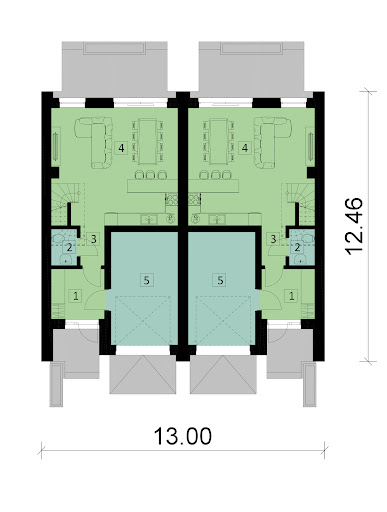 Ka265 - Rzut parteru