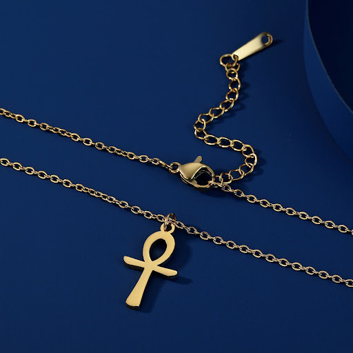 Title 6, Hip Hop Style Womens Titanium Steel Cut Pendan...