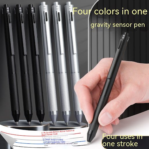 Title 1, Gravity Induction Metal Gel Pen Ballpoint Pen 4...