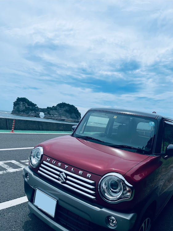 ハスラーの愛車・白浜・明日から３連休・ドライブ・ハスラー女子に関するカスタム事例の投稿画像1枚目