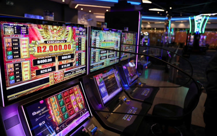 Slot machines are displayed at Times Square Casino in Menlyn, Pretoria. File photo: REUTERS/SIPHIWE SIBEKO