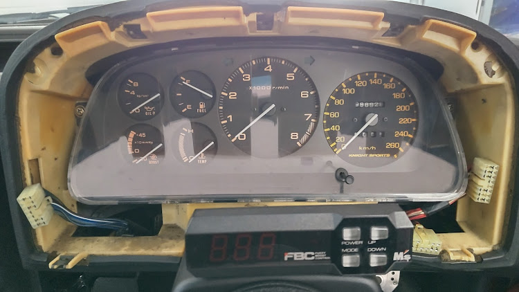 RX-7のメーターケーブル再確認・LEDに交換・DIY・ドライブに関するカスタム事例の投稿画像1枚目