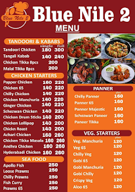 Blue Nile2 Dine & Takeaway menu 3