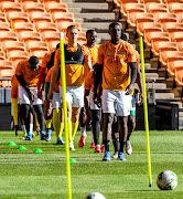 Bafana Bafana training at FNB Stadium ahead of the 2022 Fifa World Cup qualifier against Ethiopia