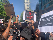 Women march in Sandton, Johannesburg, on September 13 2019 for a greater focus on combating gender-based violence. File photo.