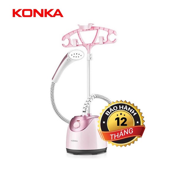 Bàn Là Hơi Nước Cây Konka Kz - Gt19 Nhập Khẩu Chính Hãng, Chất Lượng Cao Cấp, Phù Hợp Mọi Chất Vải