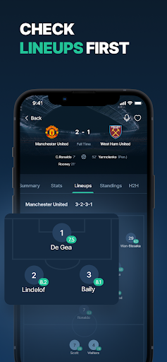 Screenshot TheyScored: Live Soccer Scores