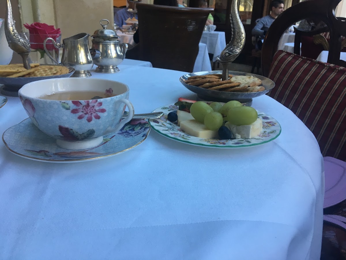 Cheese selection with gf crackers