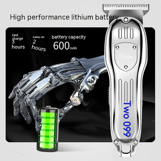 Title 4, Retro Mens LCD Digital Display Hair Clipper En...