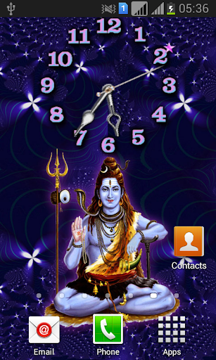 Shiva Clock Themes Live Wallpaper