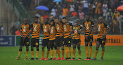 Kaizer Chiefs players dejected after losing on penalties during the 2020 Nedbank Cup Last 16 match between Highlands Park and Kaizer Chiefs on 22 February 2020 at Makhulong Stadium, Tembisa.