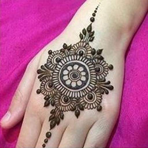 Paling Bagus 25 Gambar Motif Henna Bunga Simple Gambar 