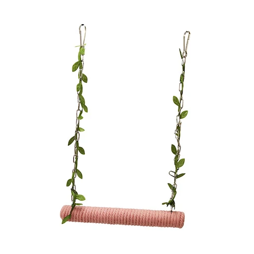 Bird Parrot Perch Parrot Perch Toy Climbing Hanging Chewing Bird Cage Toys Bird Hanging Hammock for Large Budgie Macaw C