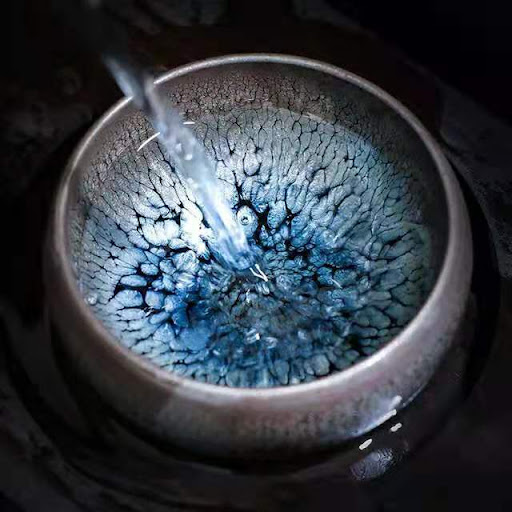 Title 4, Jianzhan Tea Cup Ceramic Single Tea Bowl. A per...