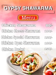 Gypsy Shawarma` menu 1