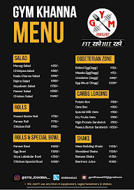 Gym Khanna menu 1