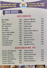 Mangalore Fish Land menu 2