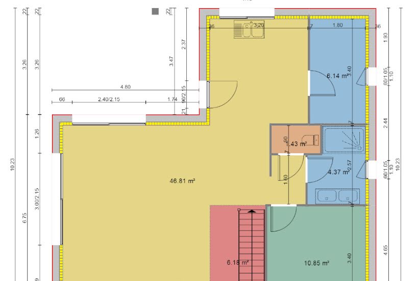  Vente Terrain + Maison - Terrain : 416m² - Maison : 110m² à Aigné (72650) 