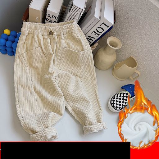 Title 5, Childrens Autumn and Winter Cotton Corduroy Tr...