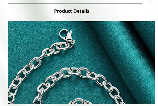Title 1, Hollow Love Pendant O-shaped Chain Silver, a be...