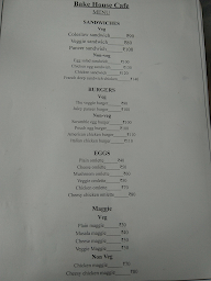 Bake House Cafe menu 1