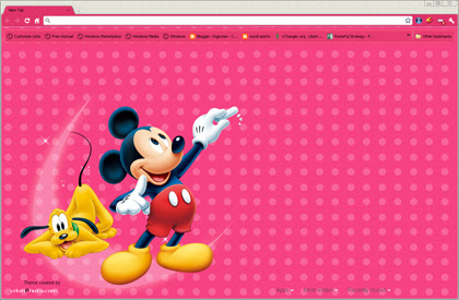 Mickey and Pluto chrome extension