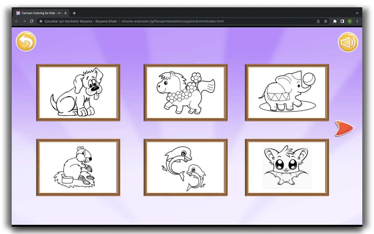 Cartoon Coloring for Kids - Coloring Book Preview image 5