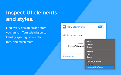 Wisiwig: UI Design and Inspect Tool