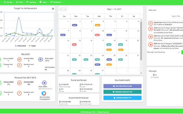 Saleswah CRM screenshot 1