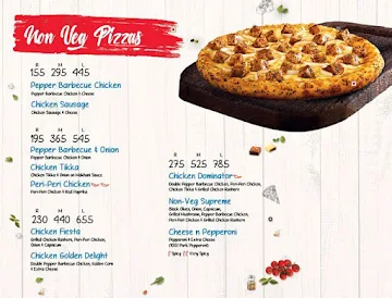 Domino's Pizza menu 