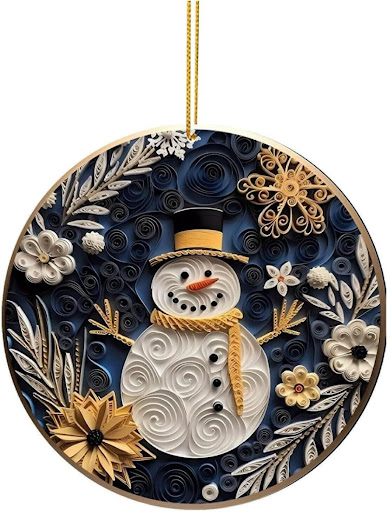 Title 7, Flat curly Christmas decorations for easy festi...