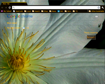OpticAmber Clematis1920 Theme Preview 1