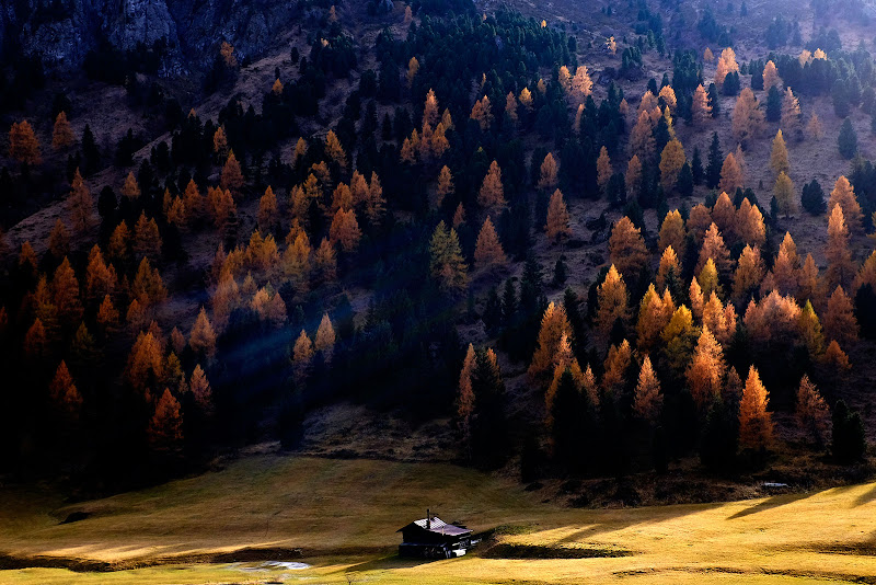 La baita autunnale di faranfaluca