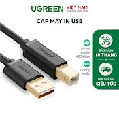 Dây Máy In Usb 2.0 Chuẩn A Đực Sang Chuẩn B Đực Độ Dài Từ 1 - 5M Ugreen Us135