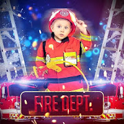 Firefighter Kids Photo Frames  Icon