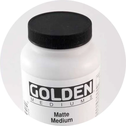 Golden Fluid Matte Medium 8 oz