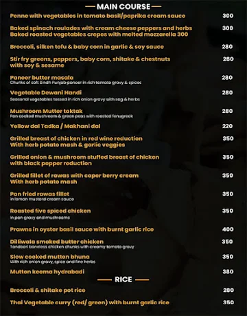 Gfc menu 