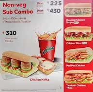 Subway menu 6