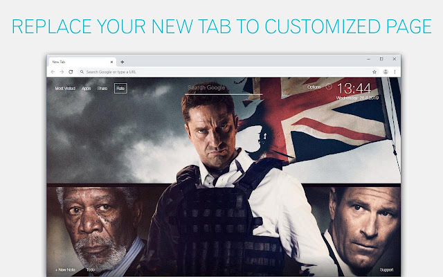 Fallen Series Custom New Tab by freeaddon.com