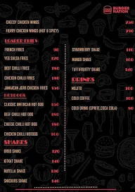 Burger Nation menu 1